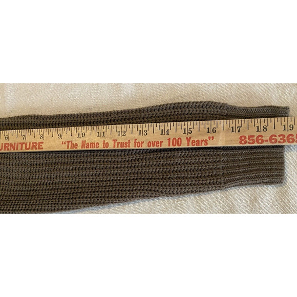 Love Tree Twist Knot Sweater Womens Medium M Brown Knit V Neck Pullover Sweater - Picture 11 of 12